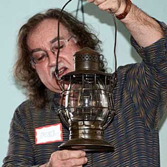 Ham Railway Lantern Factory Upgraded with Twelve Guard Wires Railway Lantern Factory Upgraded with Twelve Guard Wires, ca. 1890's