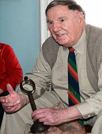 Tin Rushlight Holder Tin Rushlight Holder