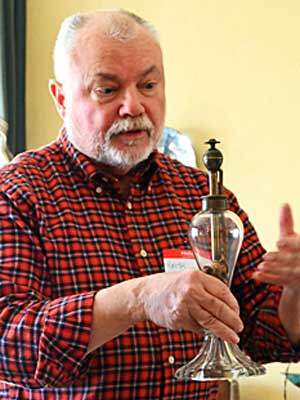 1850 Patent Clayton & Bailey Burning-Fluid Lamp Photo of 1850 Patent Clayton & Bailey Burning-Fluid Lamp