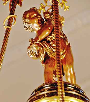 "Good Girl" Gasolier Detail Photo of "Good Girl" Gasolier Detail