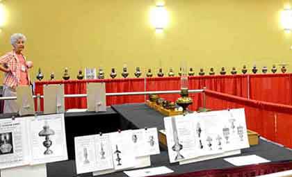 Photo of Mantle Lamps in Display Room