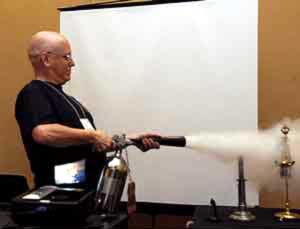 Peter Brickell Extinguishes Lamp Peter Brickell Extinguishes Lamp