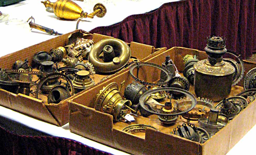 Burners and Parts Available at the Show Photo of Burners and Parts for Sale at the Show