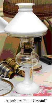 Atterbury Patent 06-22-1875, "Crystal" Table Lamp Photo of Atterbury Patent 06-22-1875, "Crystal" Table Lamp